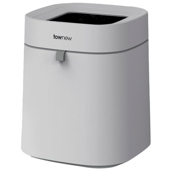 Мусорное ведро Xiaomi Townew Smart Trash Can T Air Светло-серый Пластик, 16.3 л photo 1