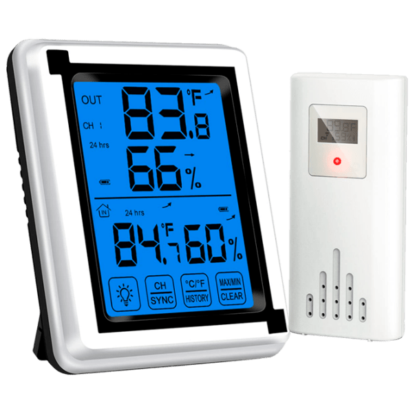 Stație meteorologică VAUNO EN8822C-1 White  photo 1