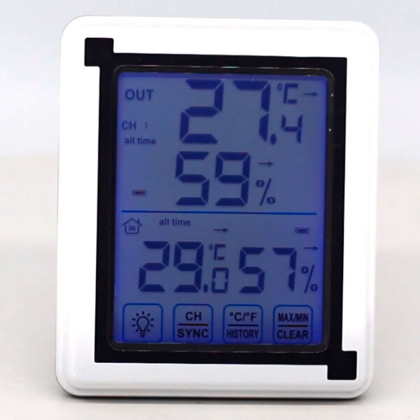 Stație meteorologică VAUNO EN8822C-1 White  photo 4