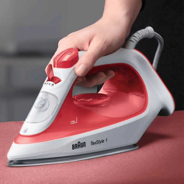 Fier de călcat Braun SI1019RD Red 1900 W, 25 g/ min, 0.22 l, Ceramică photo 5