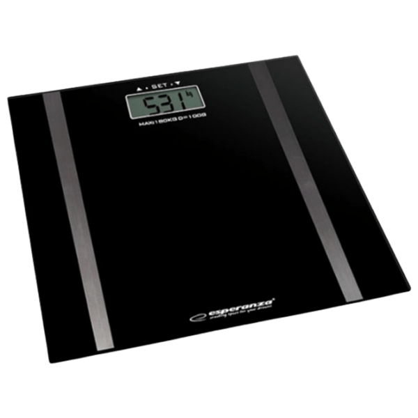 Cântar de podea Esperanza EBS018K Black 180 kg / Black photo 1