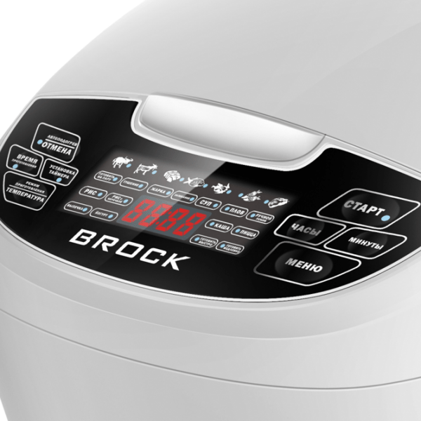 Multifierbător Brock MC5104W White 860 W, 5 l photo 2