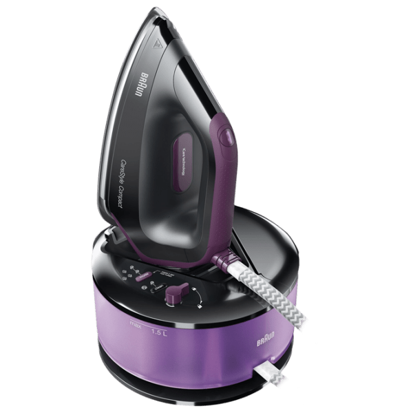 Fier de călcat Braun CareStyle Compact IS2144BK Black 2400 W, 125 g/ min, 1.5 l, Aluminiu anodizat photo 1