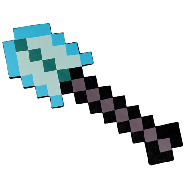 Игрушка Minecraft Minecraft Diamond Shovel Синий для мальчиков, 3+ photo 1