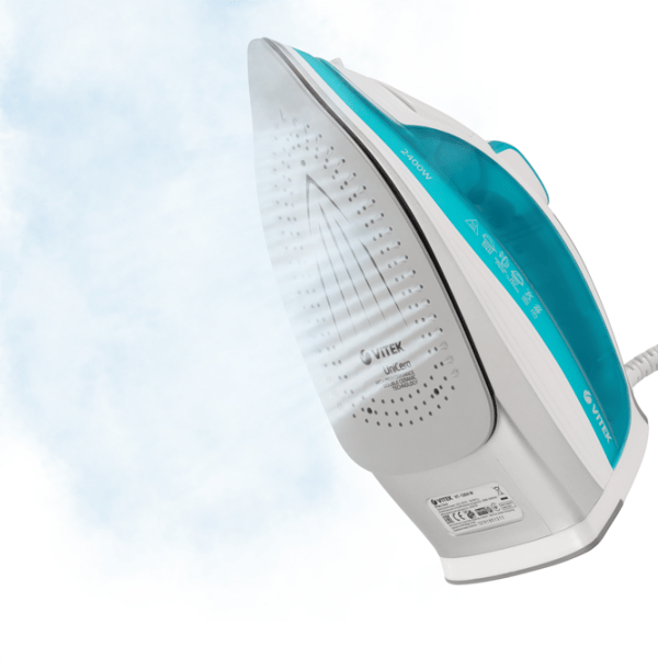 Fier de călcat Vitek VT-1264 White 2400 W, 40 g/ min, 0.35 l, Ceramică photo 3
