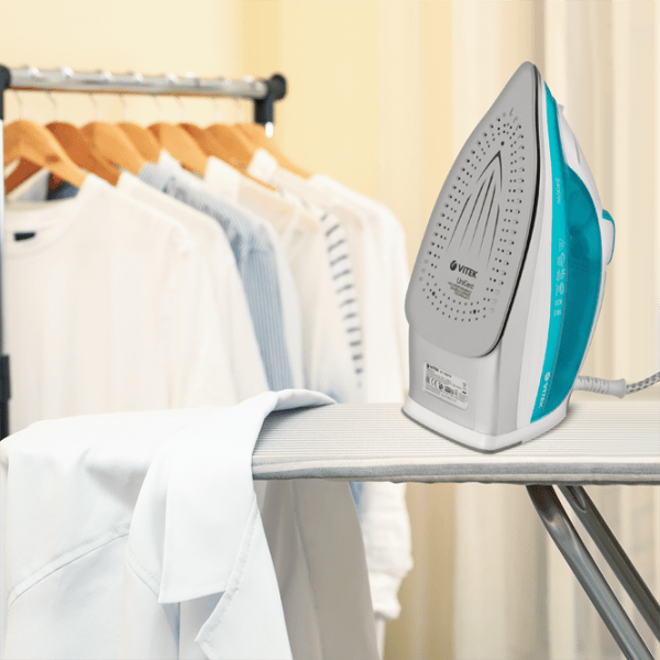 Fier de călcat Vitek VT-1264 White 2400 W, 40 g/ min, 0.35 l, Ceramică photo 5