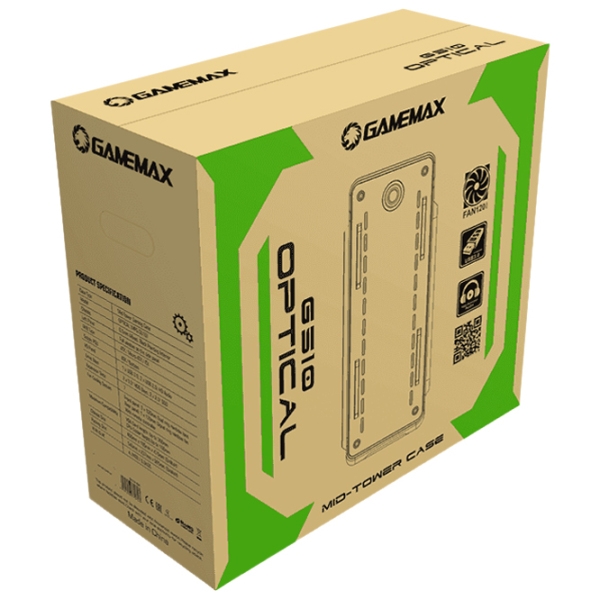 Carcasă Gamemax Optical G510 White micro ATX photo 8