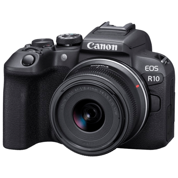 Cameră foto Canon EOS R10 + RF-S 18-45mm f/4.5-6.3 IS STM Kit Black CMOS, 24.2 MP, f/4.5 - f/6.3 photo 1