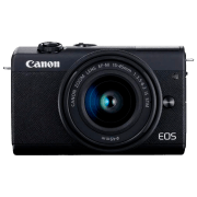 Cameră foto Canon EOS M200 & EF-M 15-45mm f/ 3.5-6.3 IS STM + EF-M 15-45mm f/ 3.5-6.3 IS STM + Streaming Kit Kit Black CMOS, 24.1 MP, f/ 3.5 - f/ 6.3
