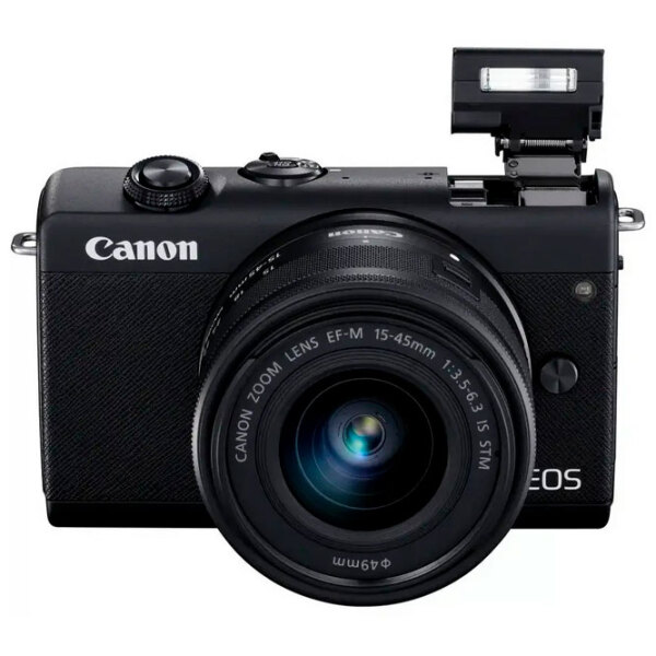 Cameră foto Canon EOS M200 & EF-M 15-45mm f/ 3.5-6.3 IS STM + EF-M 15-45mm f/ 3.5-6.3 IS STM + Streaming Kit Kit Black CMOS, 24.1 MP, f/ 3.5 - f/ 6.3 photo 2