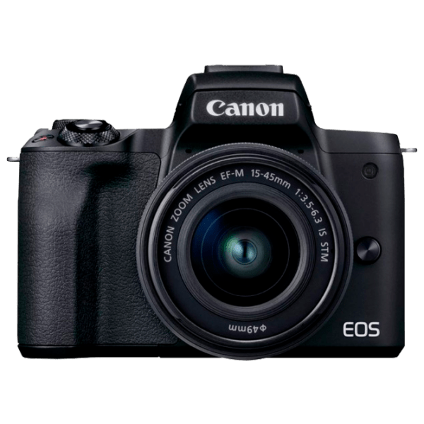 Cameră foto Canon EOS M50 Mark II & EF-M 15-45mm f/ 3.5-6.3 IS STM + EF-M 15-45mm f/ 3.5-6.3 IS STM + Vlogger Kit Kit Black CMOS, 24.1 MP, f/ 3.5 - f/ 6.3 photo 1