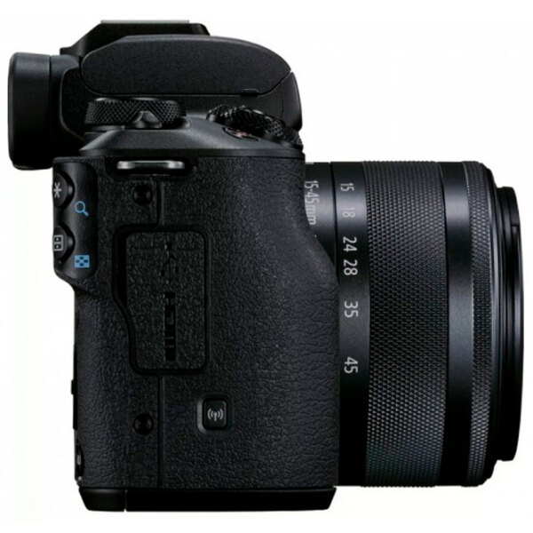 Cameră foto Canon EOS M50 Mark II & EF-M 15-45mm f/ 3.5-6.3 IS STM + EF-M 15-45mm f/ 3.5-6.3 IS STM + Vlogger Kit Kit Black CMOS, 24.1 MP, f/ 3.5 - f/ 6.3 photo 4