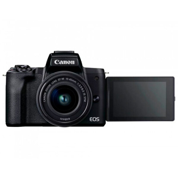 Cameră foto Canon EOS M50 Mark II & EF-M 15-45mm f/ 3.5-6.3 IS STM + EF-M 15-45mm f/ 3.5-6.3 IS STM + Vlogger Kit Kit Black CMOS, 24.1 MP, f/ 3.5 - f/ 6.3 photo 7