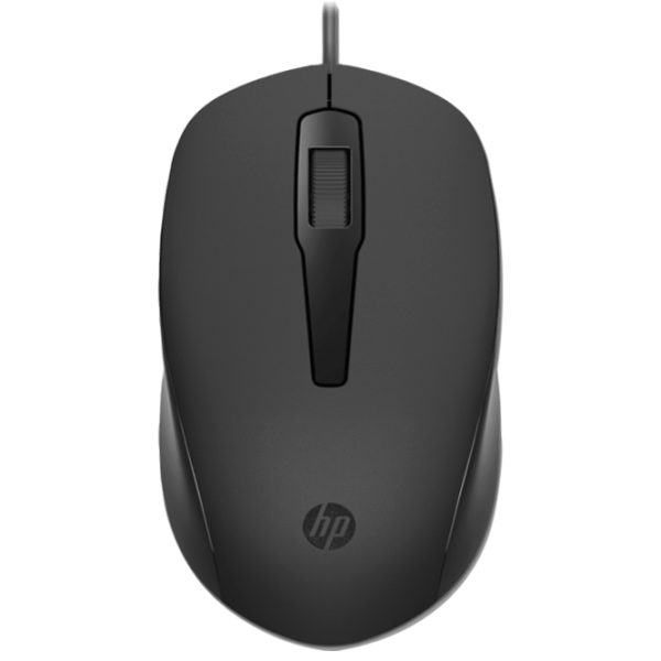 Mouse HP 150 Black Cu fir, 1600 dpi photo 1