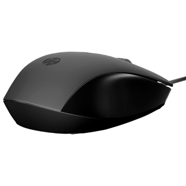 Mouse HP 150 Black Cu fir, 1600 dpi photo 2