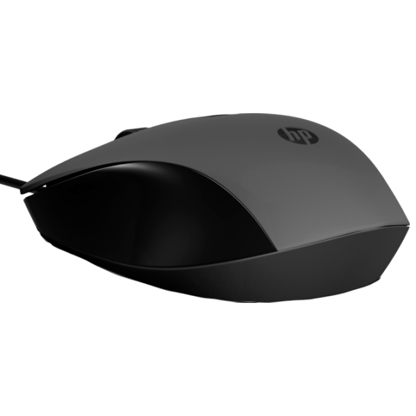 Mouse HP 150 Black Cu fir, 1600 dpi photo 3