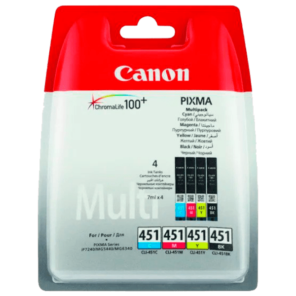 Картридж Лазер Canon CLI-451 CMYB   photo 1