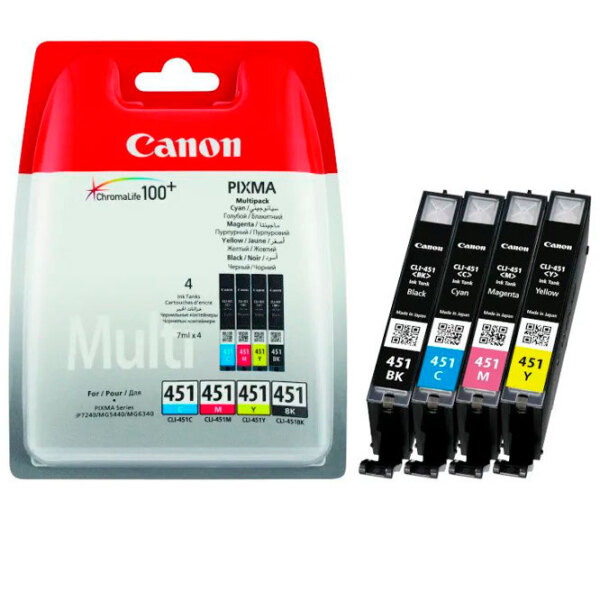 Картридж Лазер Canon CLI-451 CMYB   photo 2