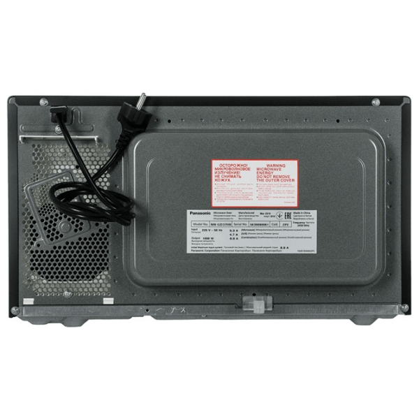 Микроволновая печь Panasonic NN-GD37HBZPE Черный С грилем, 23 л, 1000 Вт photo 4