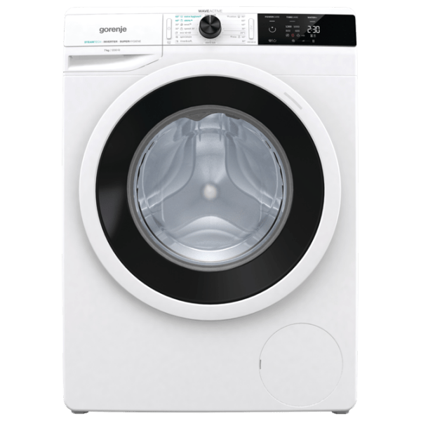 Mașină de spălat Gorenje WEI 72 SBDS White 7 kg, 1200 rpm, B photo 1