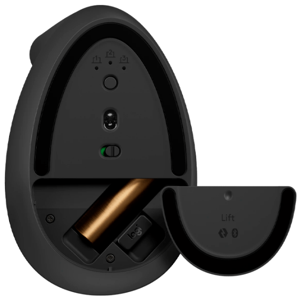 Мышь Logitech Lift Left Vertical Черный Беспроводные, 4000 dpi photo 5