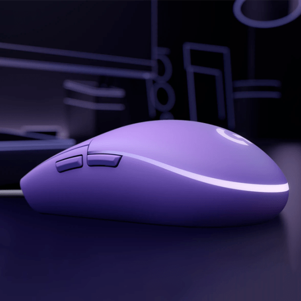 Mouse Logitech G203 Lilac Cu fir / 8000 dpi photo 6