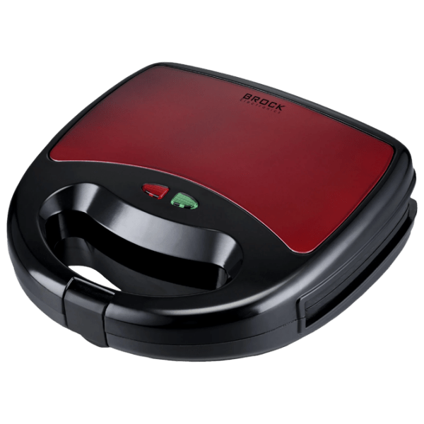 Aparat pentru sandvișuri Brock SSM2001 RD Red 750 W, Cantitatea de sandwich-uri: 4 photo 1