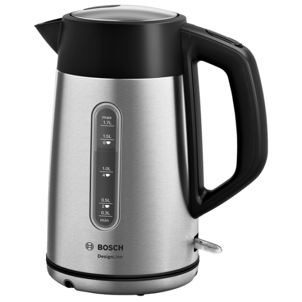 Ceainic electric Bosch TWK4P440 Inox 2400 W, 1.7l, Material interior: Inox photo 1