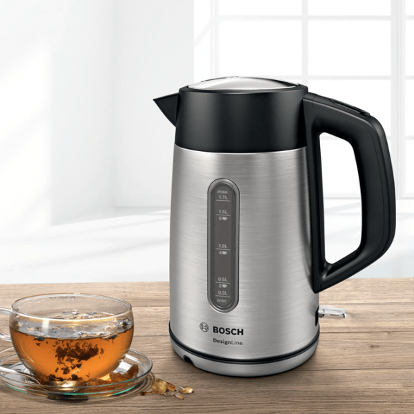 Ceainic electric Bosch TWK4P440 Inox 2400 W, 1.7l, Material interior: Inox photo 6