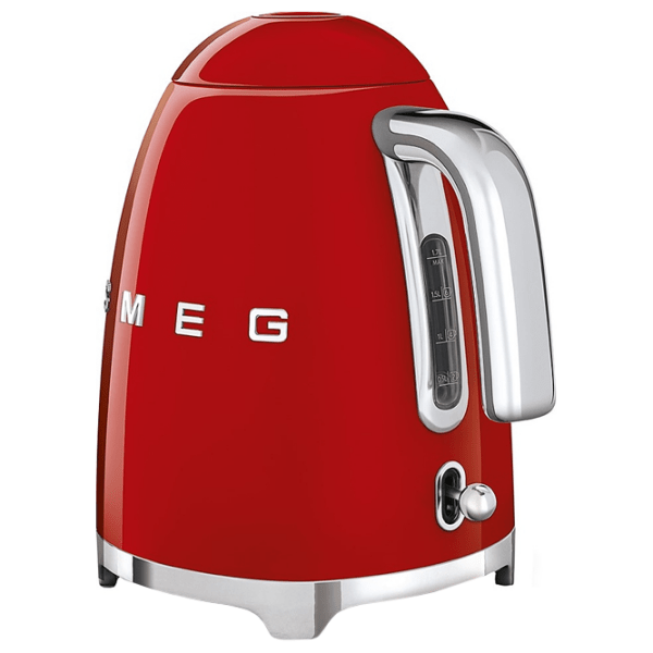 Электрочайник Smeg KLF03RDEU Красный 2400 Вт, 1.7 л, Внутреннее покрытие: Нержавеющая сталь photo 3