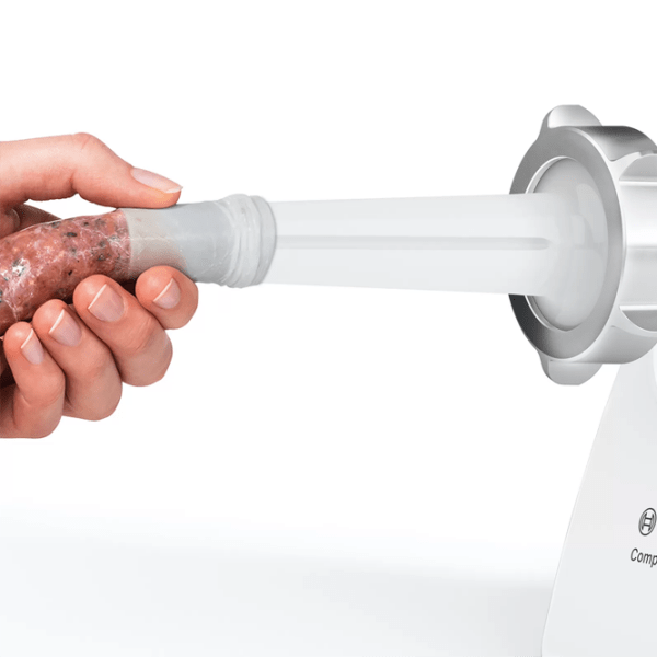 Mașină de tocat carne Bosch MFW3X18B White 500 W/ 2000 W, 2.5 kg/ min photo 7