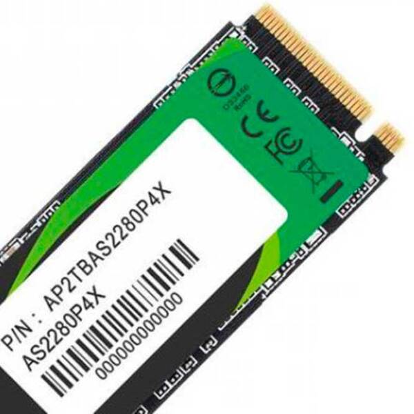 SSD Apacer AS2280P4X M.2 1 ТБ Скорость чтения: 2100 MБ/ с,
Скорость записи: 1700 MБ/ с photo 4