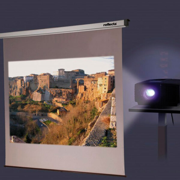 Ecran pentru proiector Reflecta SilverLine Rollo (1:1) White Pe perete, Lățime ecran: 240 cm, &Icirc;nălțime ecran: 200 cm photo 2