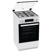Aragaz Gorenje GK 5C41 WF White Tipul plitei: Pe gaz, 71 l, Tipul cuptorului: Electric