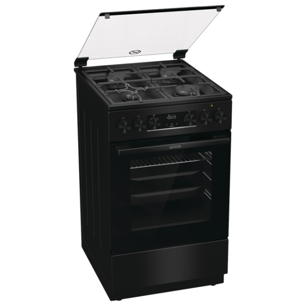 Aragaz Gorenje GK 5C41 BF Black Tipul plitei: Pe gaz, 70 l, Tipul cuptorului: Electric photo 1