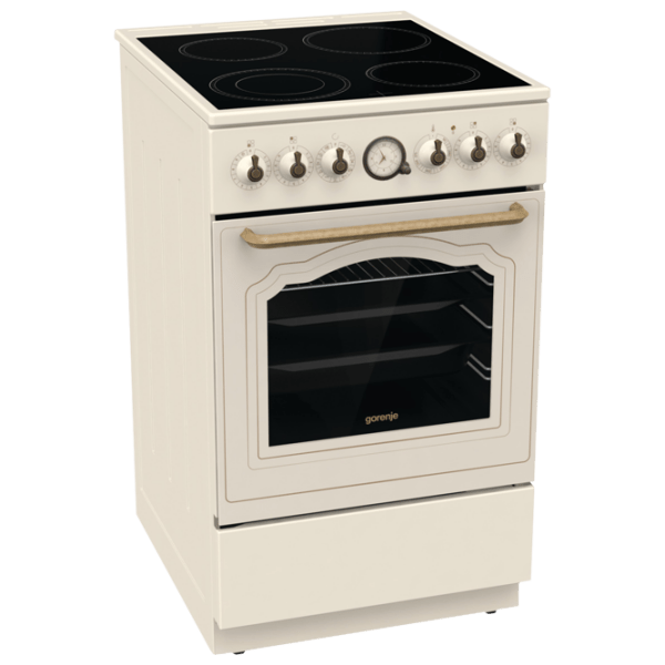 Aragaz Gorenje GECS 5B70 CLI Beige Tipul plitei: Electrică, 70 l, Tipul cuptorului: Electric photo 1