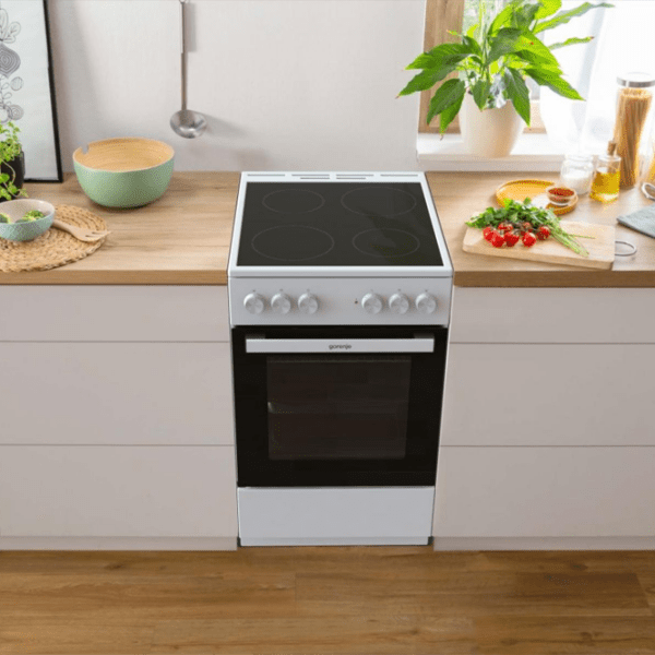 Плита Gorenje GEC 5A21 WG-B Белый Тип плиты: Электрическая, 68 л, Тип духовки: Электрическая photo 3