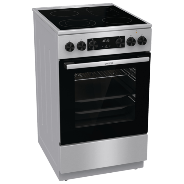 Плита Gorenje GECS 5C70 XA Нержавеющая сталь Тип плиты: Электрическая, 70 л, Тип духовки: Электрическая photo 1