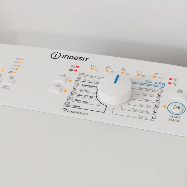 Mașină de spălat Indesit BTW L50300 EU/ N White 5 kg, 1000 rpm, D photo 5