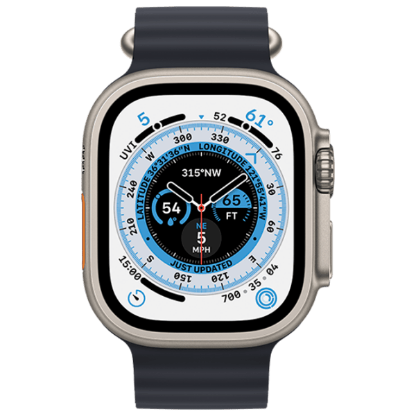 Ceas inteligent Apple Watch Ultra Titanium | 49 mm | Titan/ Silicon
| MQFK3UL/ A photo 2