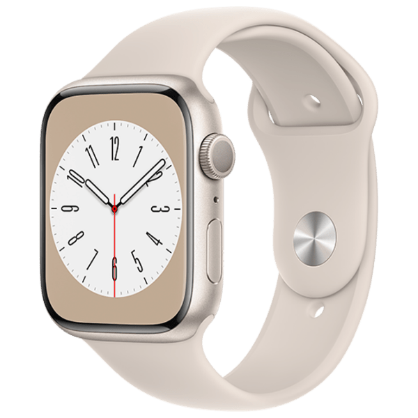 Ceas inteligent Apple Watch Series 8 Starlight | 45 mm | Aluminiu/ Silicon
| MNP23UL/ A photo 1