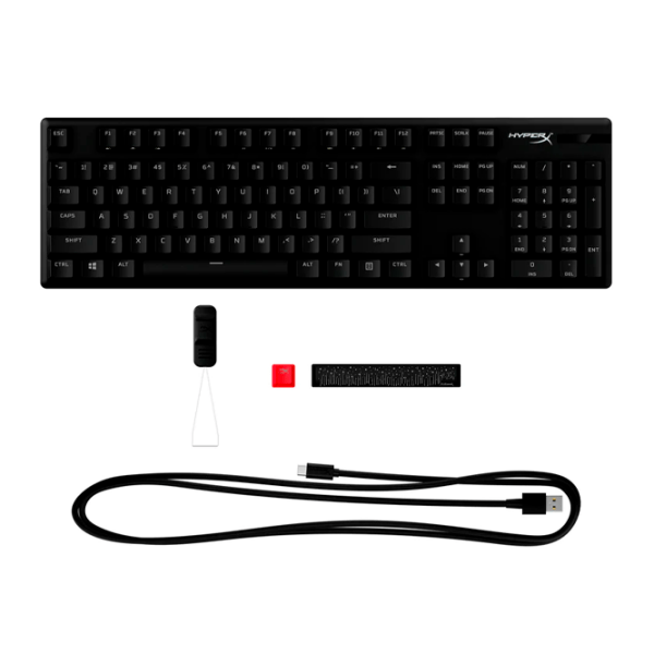 Tastatură HyperX Alloy Origins PBT Black Gaming, Cu fir photo 5