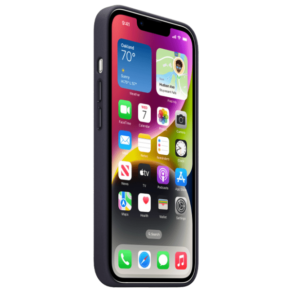 Чехол для смартфона Apple iPhone 14 (MPP63ZE/ A) Пурпурный Apple, Кожа, MagSafe Back photo 3