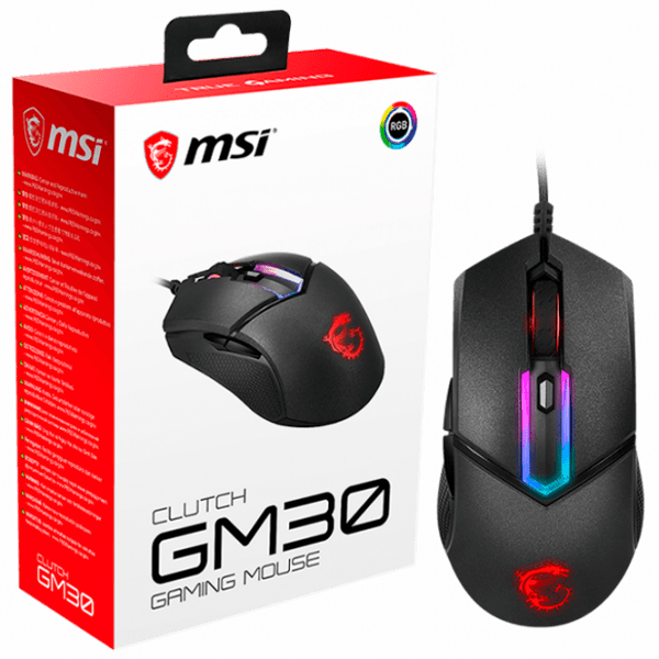 Мышь MSI Clutch GM30 Черный Проводная / 6200 dpi photo 6