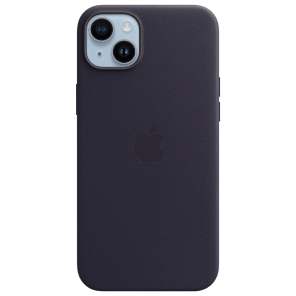 Husă pentru smartphone Apple iPhone 14 Plus (MPPC3ZE/ A) Purple Apple, Piele, MagSafe Back photo 1