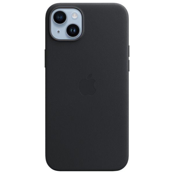 Husă pentru smartphone Apple iPhone 14 Plus (MPP93ZE/ A) Midnight Black Apple, Piele, MagSafe Back photo 1