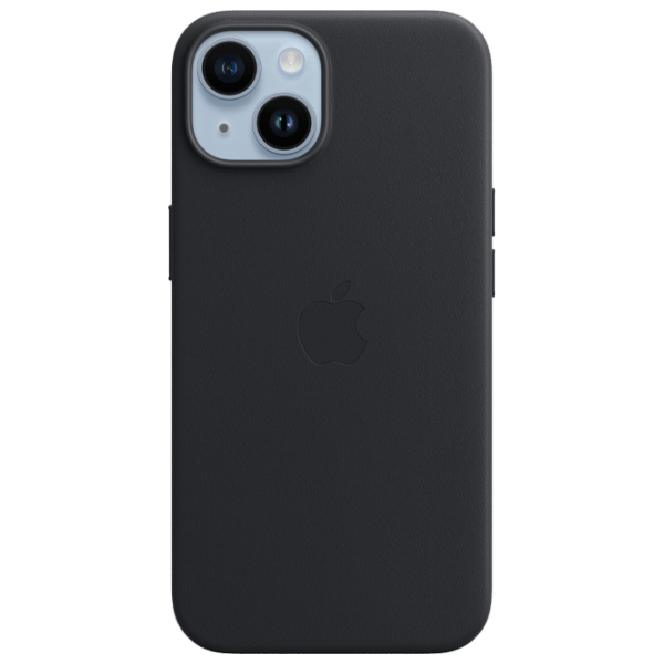 Чехол для смартфона Apple iPhone 14 (MPP43ZE/ A) Midnight Черный Apple, Кожа, MagSafe Back photo 1
