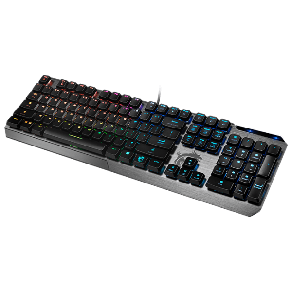 Tastatură MSI Vigor GK50 Low Profile Black Gaming, Cu fir photo 3
