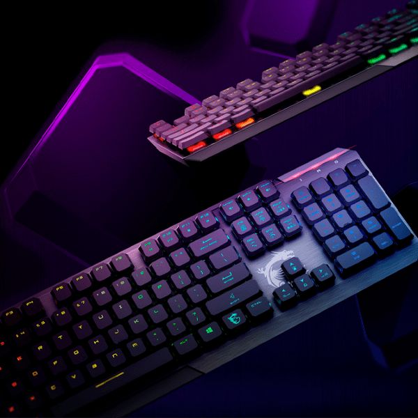 Tastatură MSI Vigor GK50 Low Profile Black Gaming, Cu fir photo 7