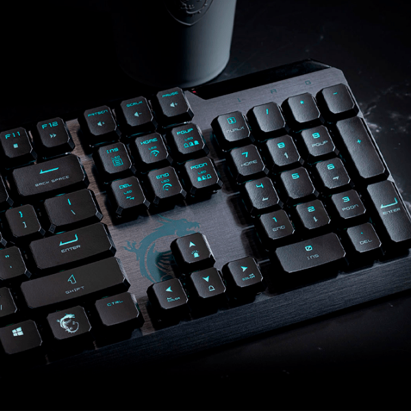 Tastatură MSI Vigor GK50 Low Profile Black Gaming, Cu fir photo 8